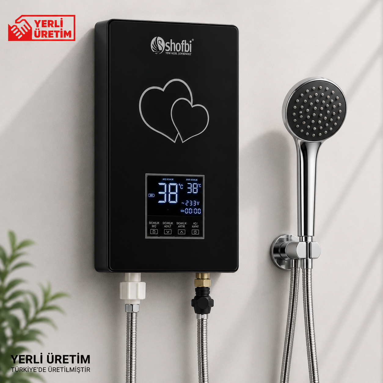 Banyo Şofbeni SH-1P Siyah