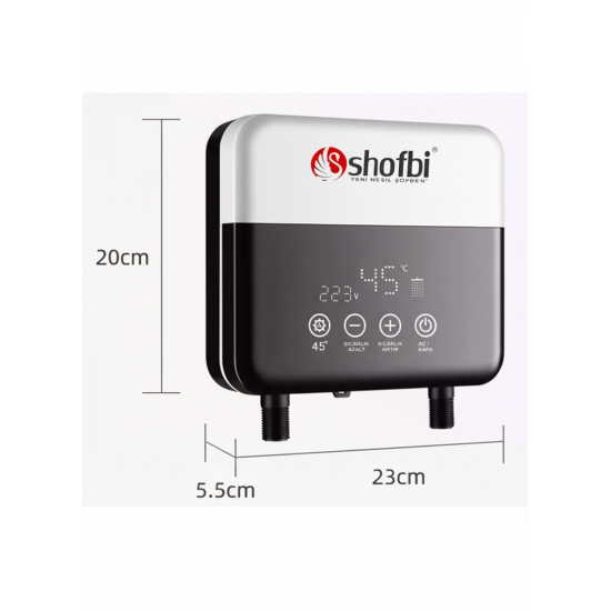 Shofbi Akıllı Lavabo Şofbeni SH-4S Gri